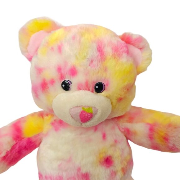 Build A Bear 17” Teddy Bear Plush BAB Strawberry Cheesecake Blizzard Dairy Queen - Picture 3 of 10